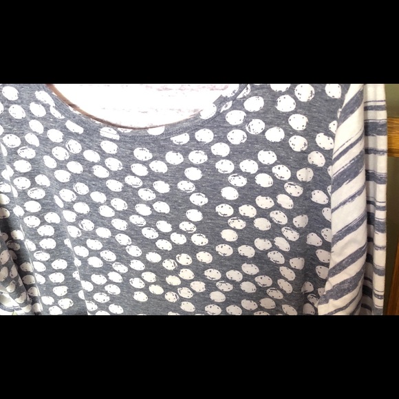 Lularoe NWT 2XL Polka Dots & Stripes Julia - Picture 4 of 6